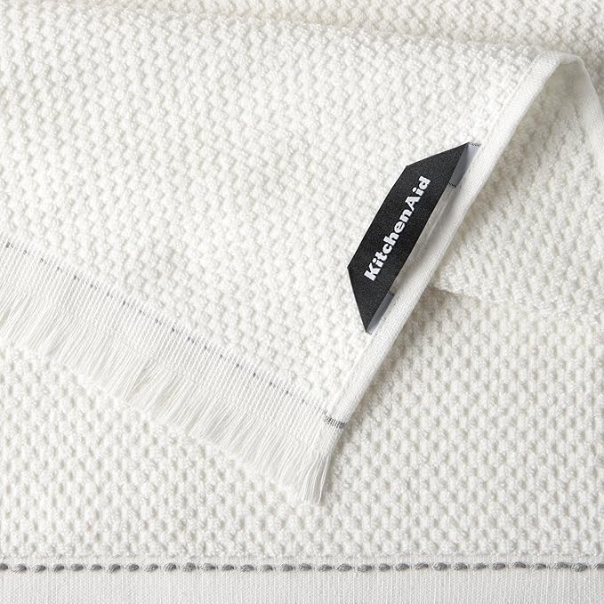 KitchenAid Gourmet Series Gridlines Kitchen Towels 3-Pack Set, 100% Cotton
