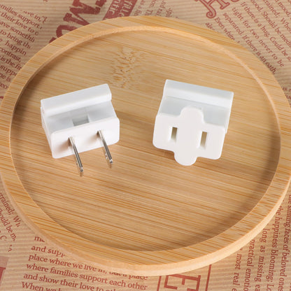 GFQHF Electric Plugs - 26PCS Male and Female Vampire Plug - SPT-1 White for Christmas Light Strings & Lamps and DIY Projects