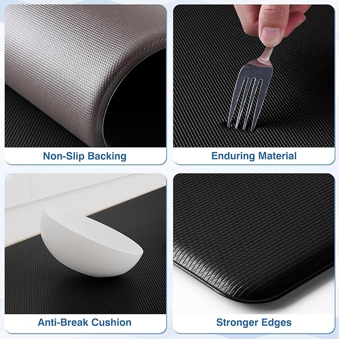 StepRite Kitchen Mats, Cushioned Anti Fatigue Kitchen Mats