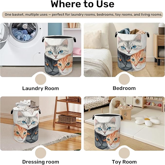 Cat Laundry Basket