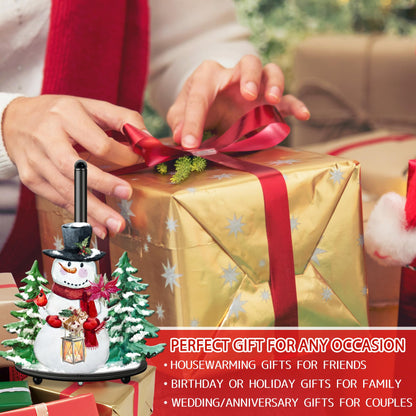 pinata Christmas Kitchen & Bathroom Decor, Christmas Decorations for Home, Snowman Decorations Indoor - Snowman Winter Xmas Paper Towel Holder Stand Accessories