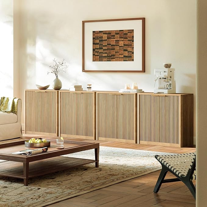 Evermagin 31.5" Oak Buffet Cabinet