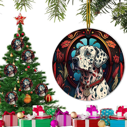 Dalmatian Christmas Ornament 2025 - Dalmation Gifts for Women, Dalmatian Ornament for Christmas Tree, Gifts for Dalmatian Lovers Dog Christmas Decor Keepsake