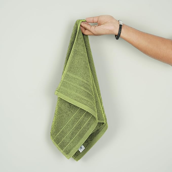 Tens Towels Pack of 6 Hand Towels, 100% Cotton, Lighter Weight, Quick to Dry