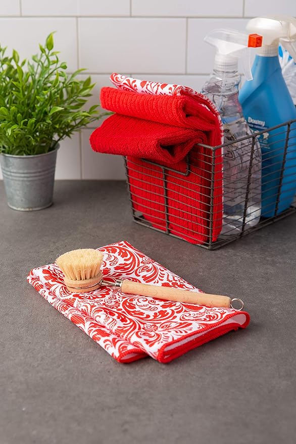 DII Cleaning Collection Multi-Purpose Microfiber, Dishtowel Set