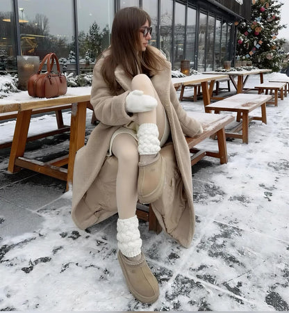 Hi Clasmix Fleece Lined Leggings Women - Seamless Thermal Winter High Waisted Tummy Control Thick Warm Yoga Pants