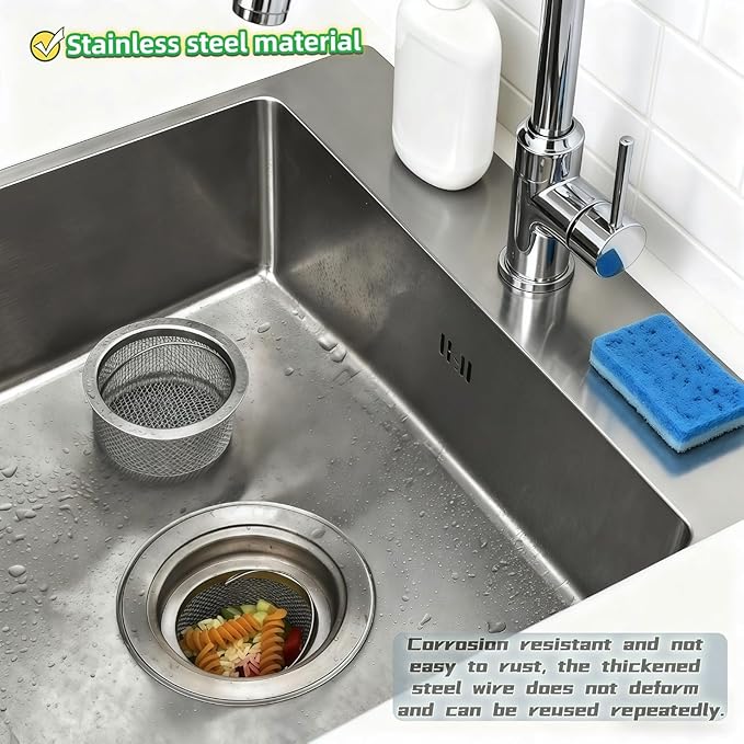 Stainless Steel Kitchen Sink Strainer