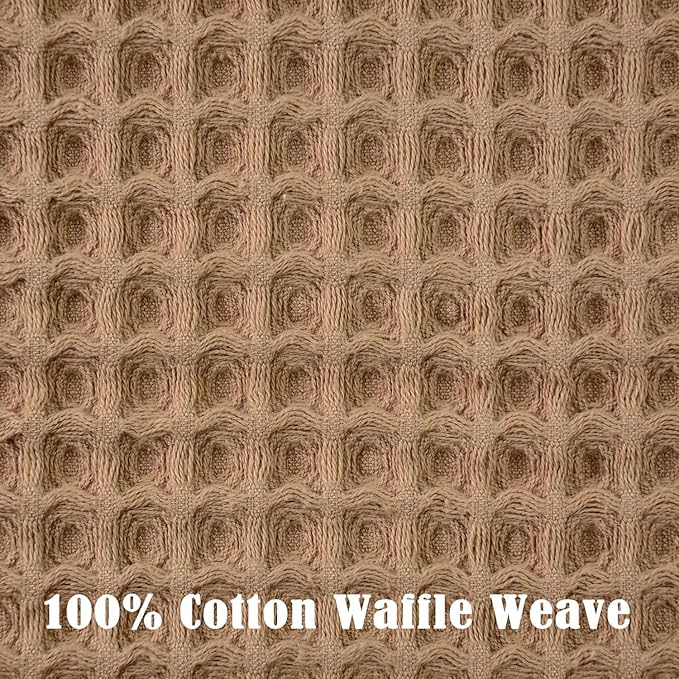 Jacquotha Waffle Bathroom Hand Towels 5-Piece – Cotton, Lightweight, Lint Free