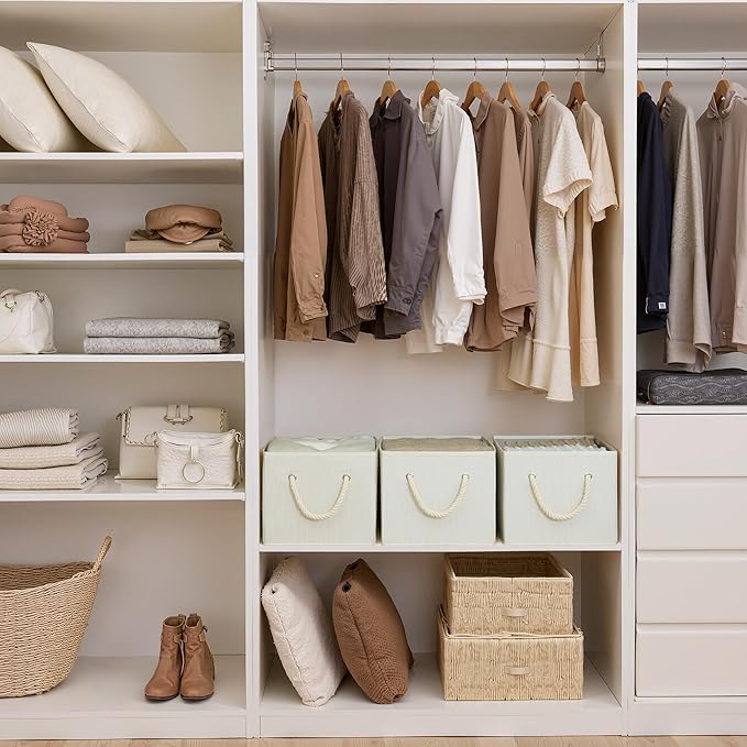 StorageWorks Collapsible Storage Bins, Closet Organizer Bins