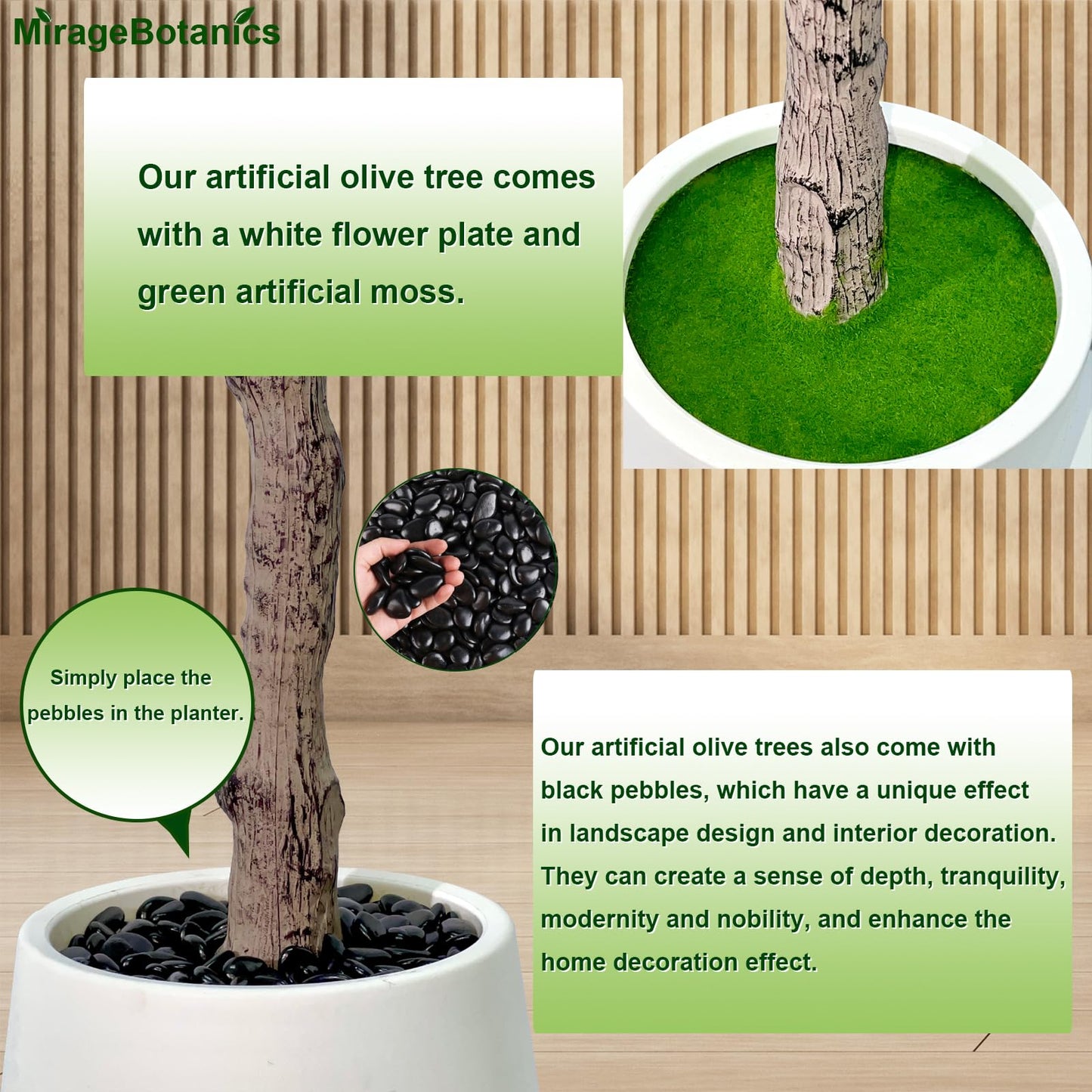 Artificial Olive Trees Indoor,Faux Olive Tree with White Planter Pot,Artificial Plants Lifelike Fruits for Home Office MeetingRoom Living Room Indoor Outdoor Decor(4.2ft)