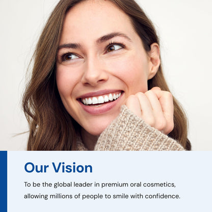 SNOW Diamond Dissolving Teeth Whitening Strips - Gentle & Enamel Safe White Strips for Teeth Whitening, at-Home Dental Hygiene & Tooth Care with Hydroxyapatite - 14 Ct