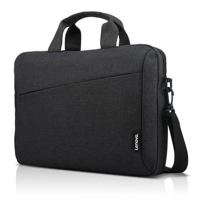 Lenovo Laptop Shoulder Bag T210, 15.6-Inch Laptop or Tablet, Sleek, Durable and Water-Repellent Fabric, Lightweight Toploader, Business Casual or School, GX40Q17229, Black