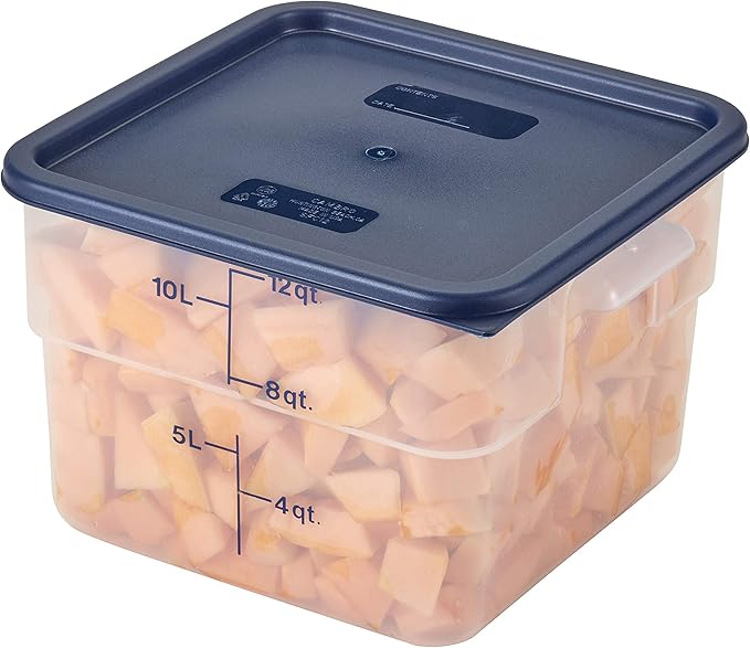 Cambro 12SFSPP190 12 qt Polypropylene Food Storage Container