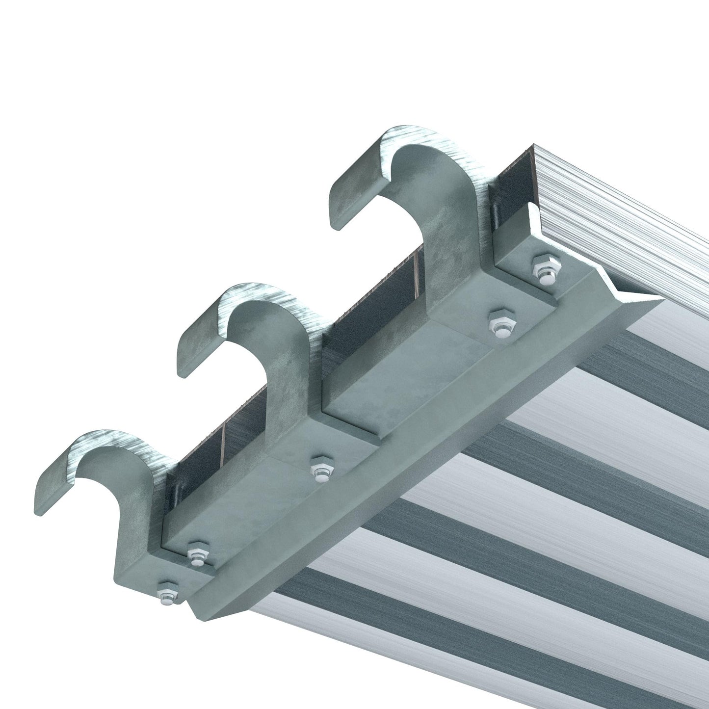 Louisville Ladder 7 ft. x 19 in. Aluminium Scaffolding Platform, 75 psf-Load Capacity, PD9207