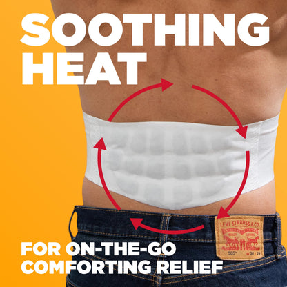 ThermaCare Advanced Back & Hip HeatWraps - Long-Lasting, Disposable Heat Therapy for Lower Back Pain, Muscle Soreness, & Herniated Discs - Drug-Free - L/XL - (10-Count)