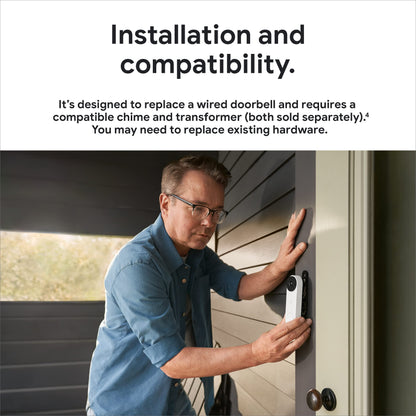 Google Nest Doorbell (Battery) - Ash