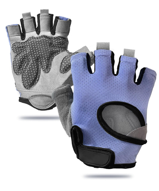 sunnex Gym Gloves for Women, Workout Gloves Women, Fingerless Gloves for Weightlifting, Lightweight Breathable Fitness Gloves, Sports Gloves for Training Lifting Weight Cycling Climbing Rowing