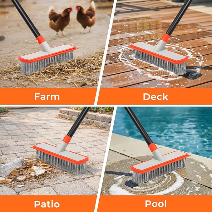 MAVRIZ Stainless Steel Concrete Brush
