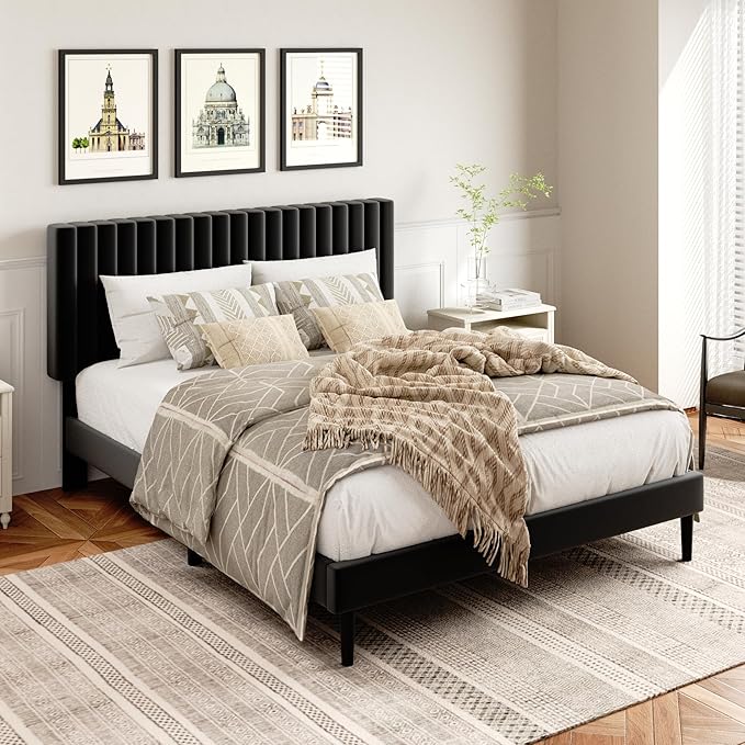 HAOARA Full Size Platform Bed Frame
