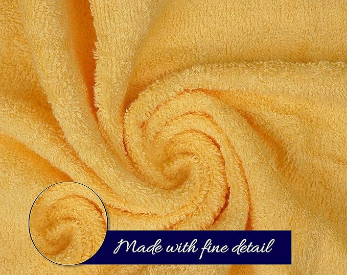 ZUPERIA Classic Hand Towels Pack of 10 100% Ring Spun Cotton Light Weight &
