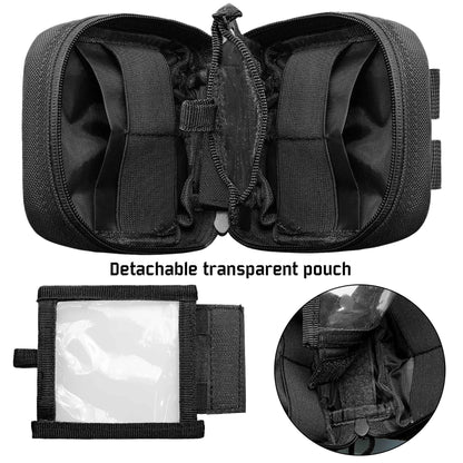 Small Admin Pouch Molle, Tactical Mini Utility Tool EDC Waist Belt Pouches Bag for Vest Backpack
