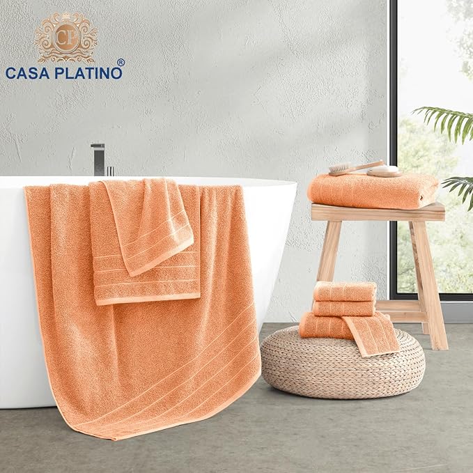 Casa Platino 100% Cotton Bathroom Towel Set