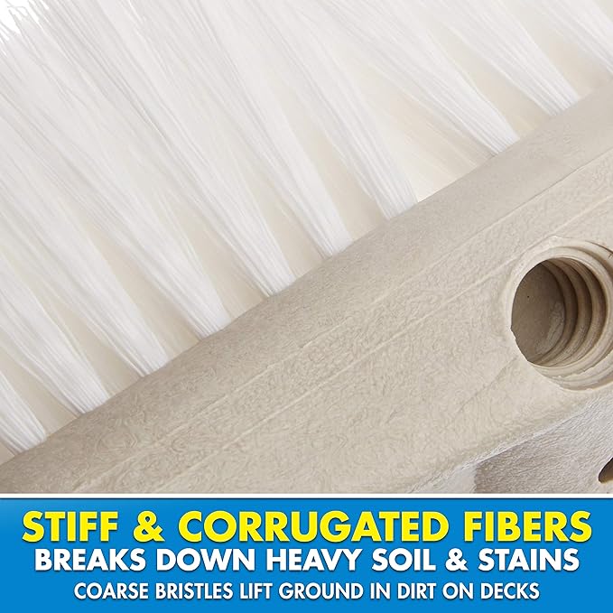 STAR BRITE 8" Heavy Duty Cleaning Brush – Durable, High-Density Star Prene