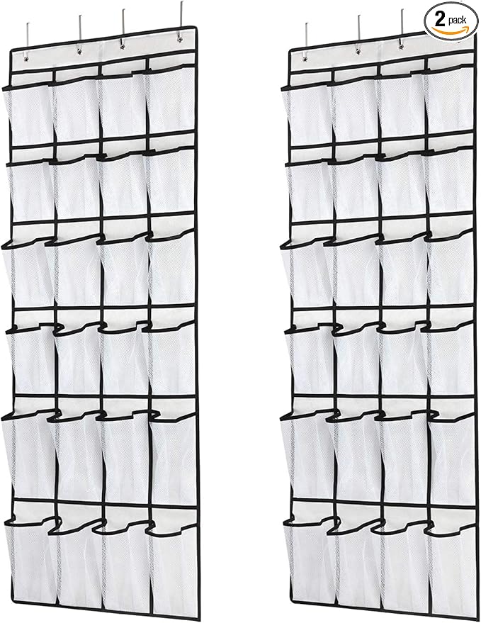 Hanging Shoe Organizer, Over The Door Shoe Organizer