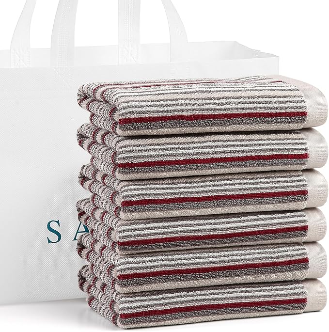 SALAS Kitchen Dish Towels for Drying Dishes, Large Cotton Kitchen Towels
