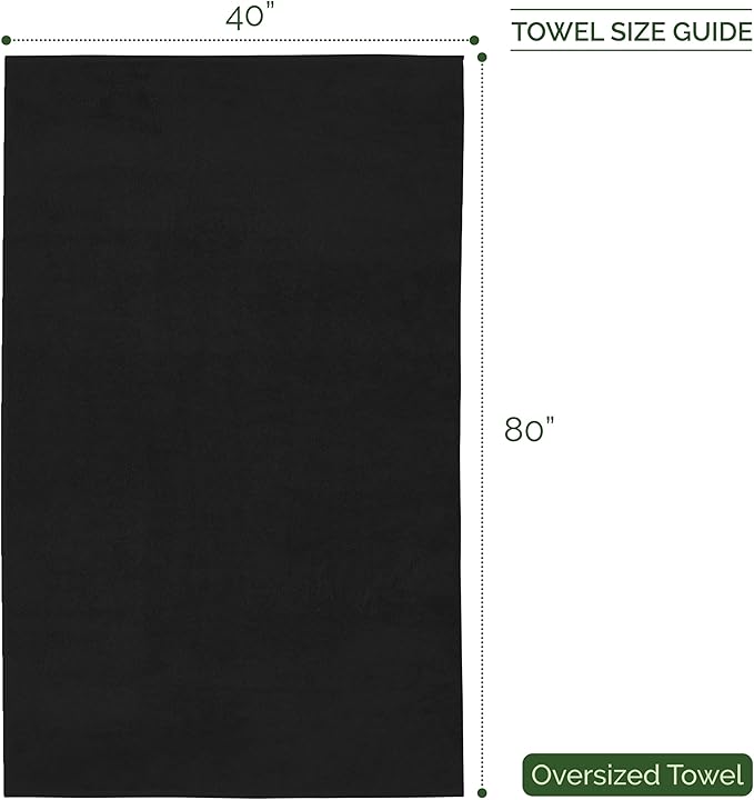 Elegant Comfort Three Line Popcorn Extra Large Luxury Bath Towel