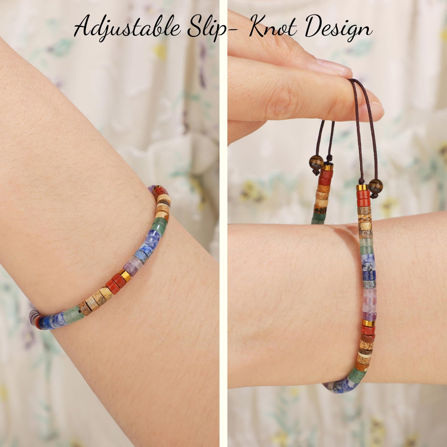 JoycuFF Chakra Bracelets for Women Crystals and Healing Stones Crystal Bracelet for Women Healing Crystals Meditation Relaxing Gifts for Womens Bracelets Anxiety Relief Items 7 Chakras