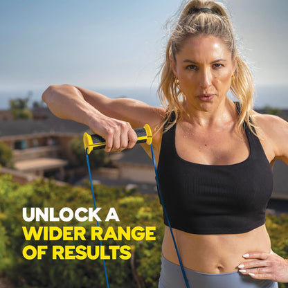 TRX Training Bandit Kit, Home Workout Resistance Band Set with Strength-Training Resistance Bands and Universal-Fit Handles for Exercise Bands