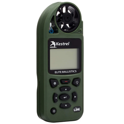 Kestrel Ballistics Elite Weather Meter with Applied Ballistics and Bluetooth Link, Olive Drab