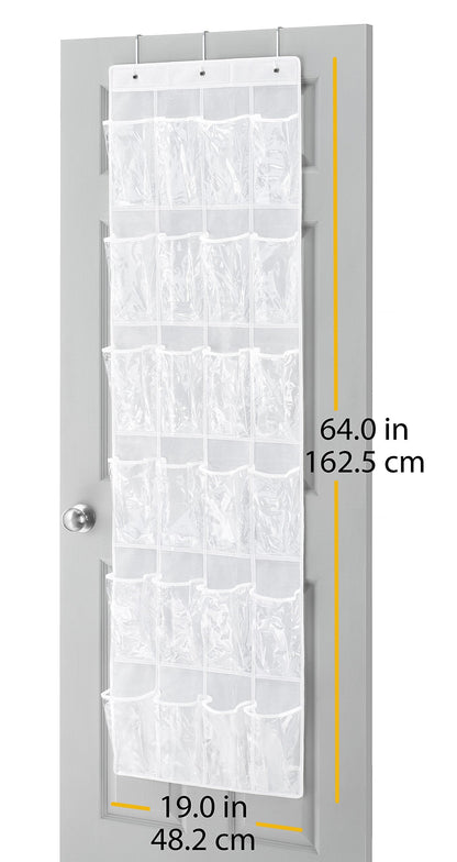 Whitmor 24 Pocket Over the Door Shoe Bag