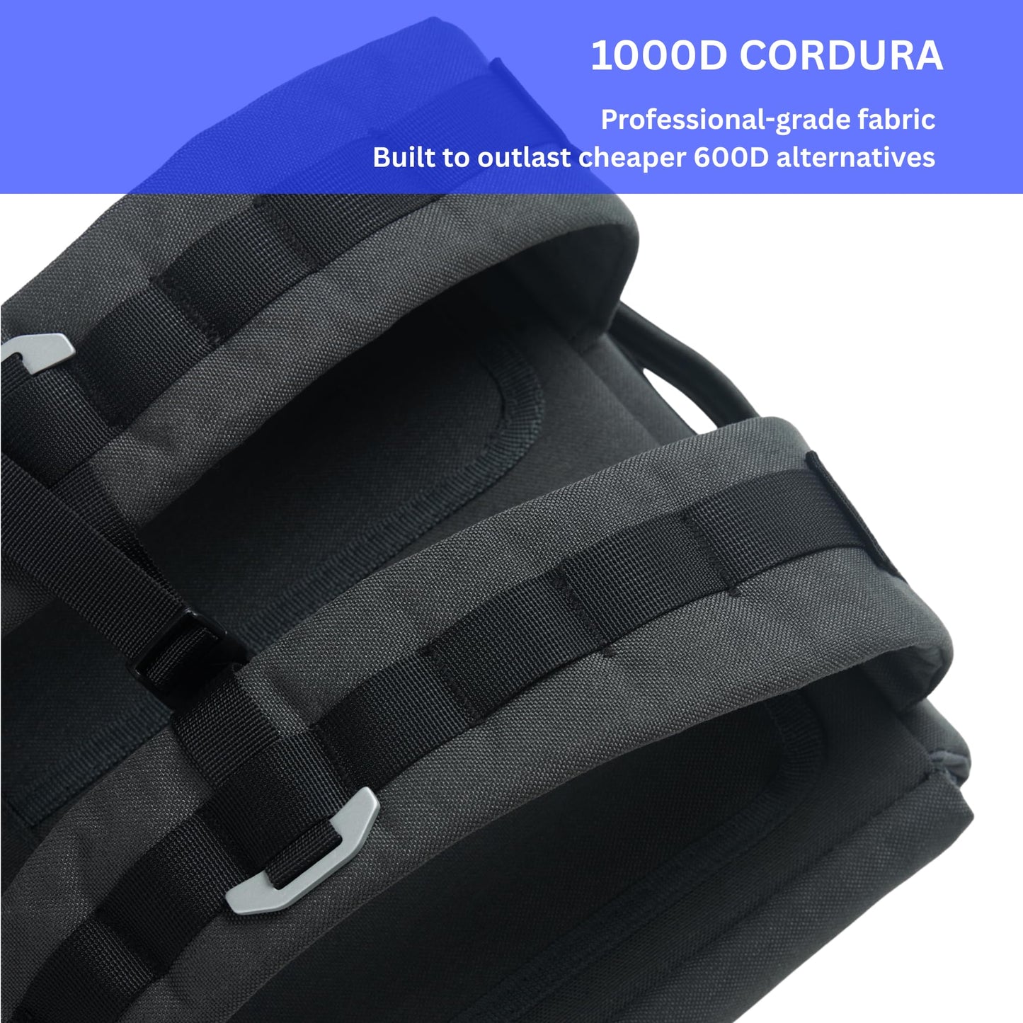 Ruc Fit Ruc Pack Weighted Rucking Backpack for Walking, Strength & Endurance Training | Holds 3 Standard Weight Plates (25 lbs) | 1000D CORDURA | Sternum Strap & Hip Belt Included