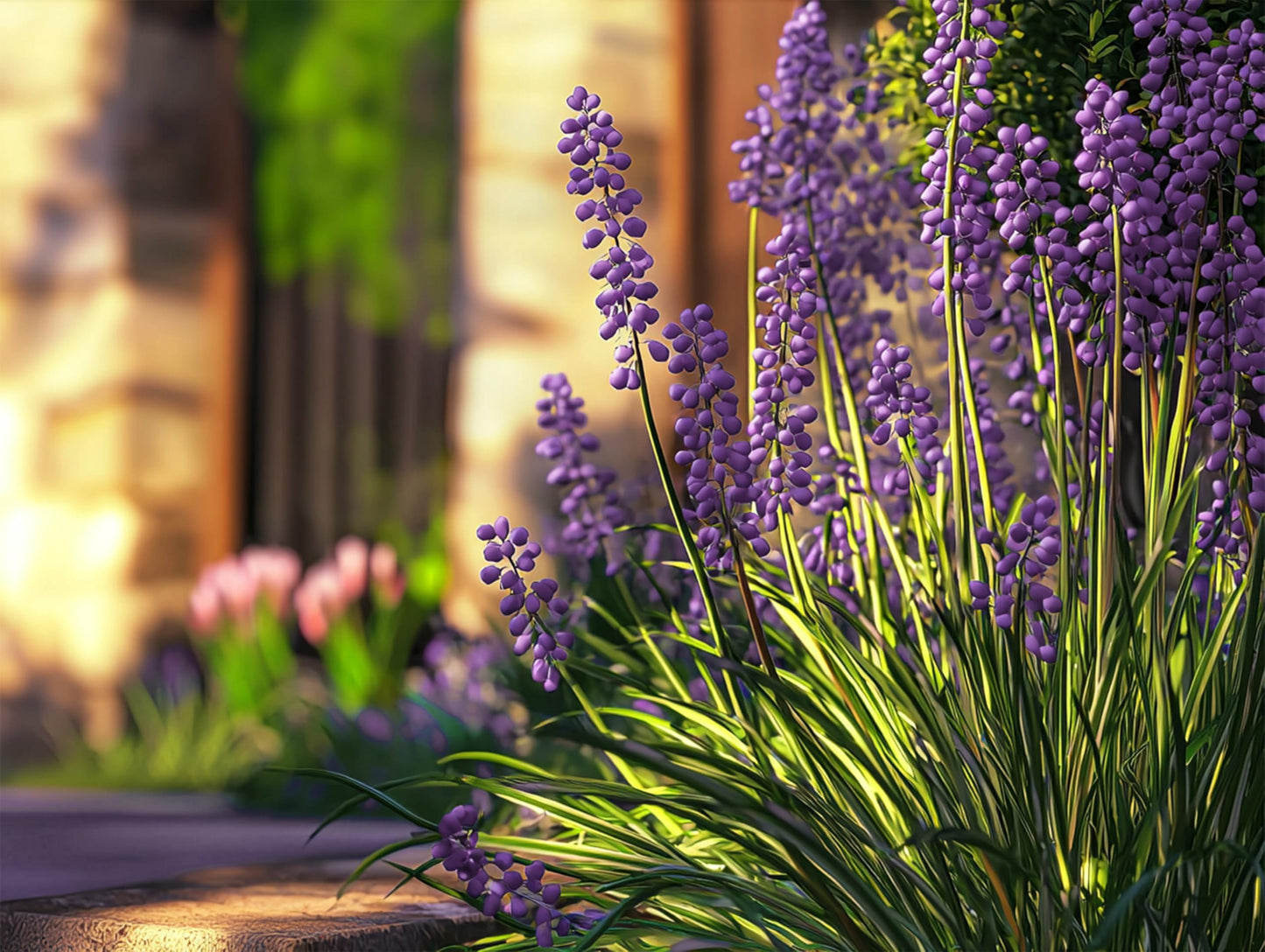 Big Blue Liriope Plants | 1 Live 4 Inch Pot | Liriope Muscari 'Big Blue' | Hardy Evergreen Ground Cover | Shade and Full Sun Tolerant Ornamental Lilyturf Grass