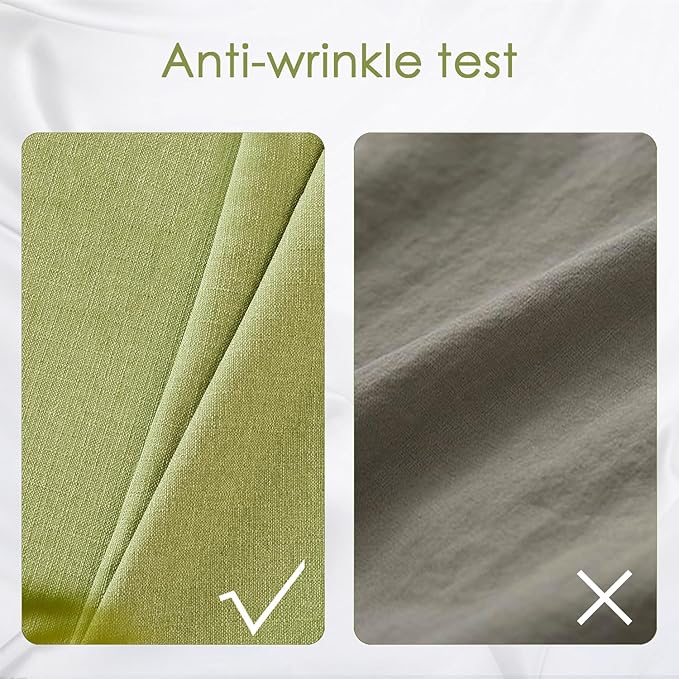 BALCONY & FALCON Rectangle Tablecloth Washable Wrinkle Resistant and Water