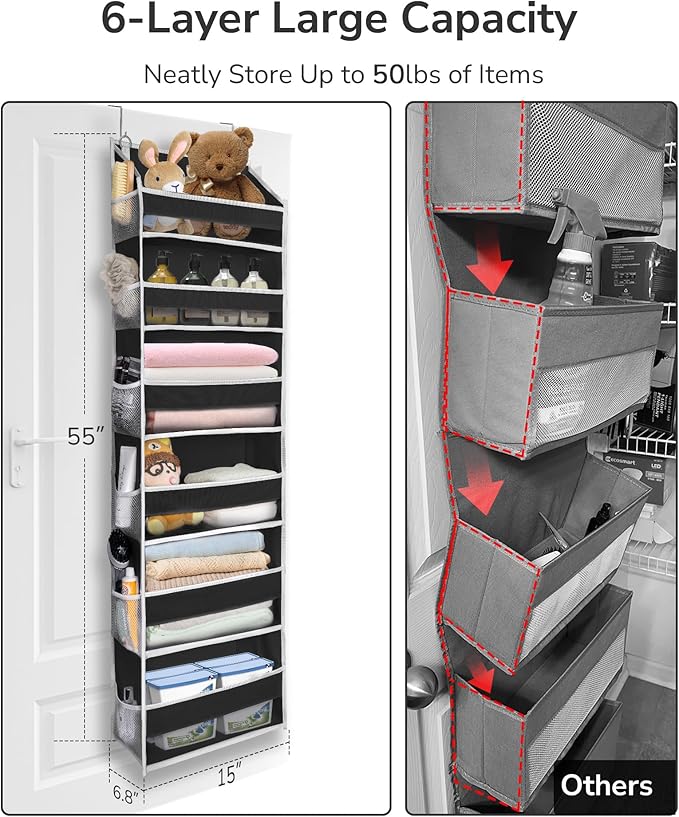 ULG 2Pack-Over The Door Organizer