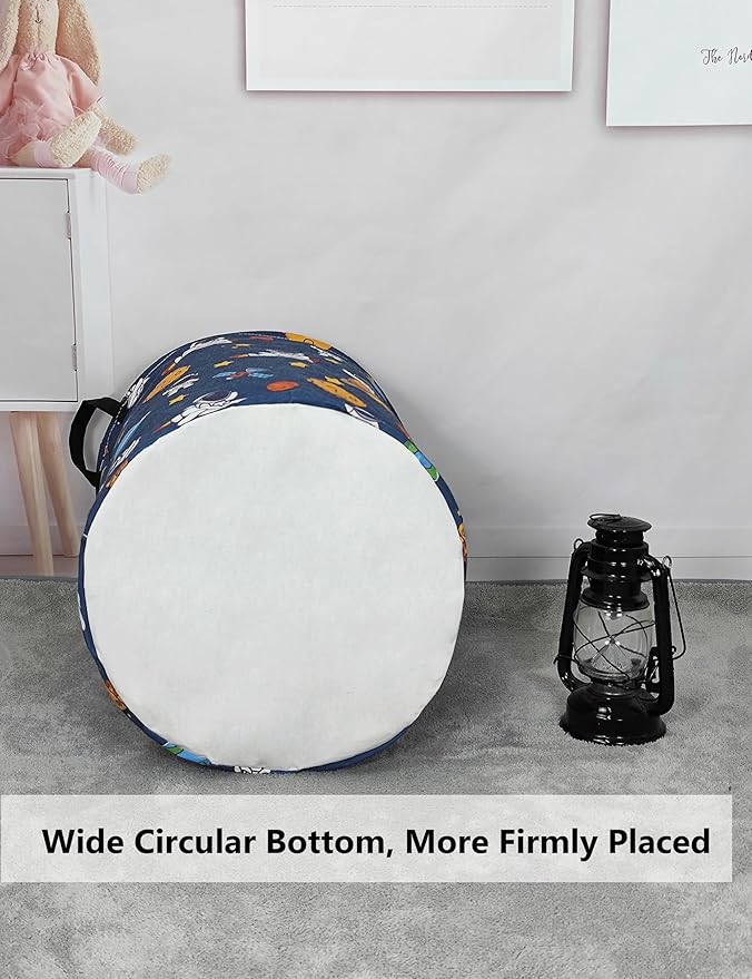 QUEENLALA Large Storage Basket, Laundry Hamper/Bathroom/Home Decor/Collapsible