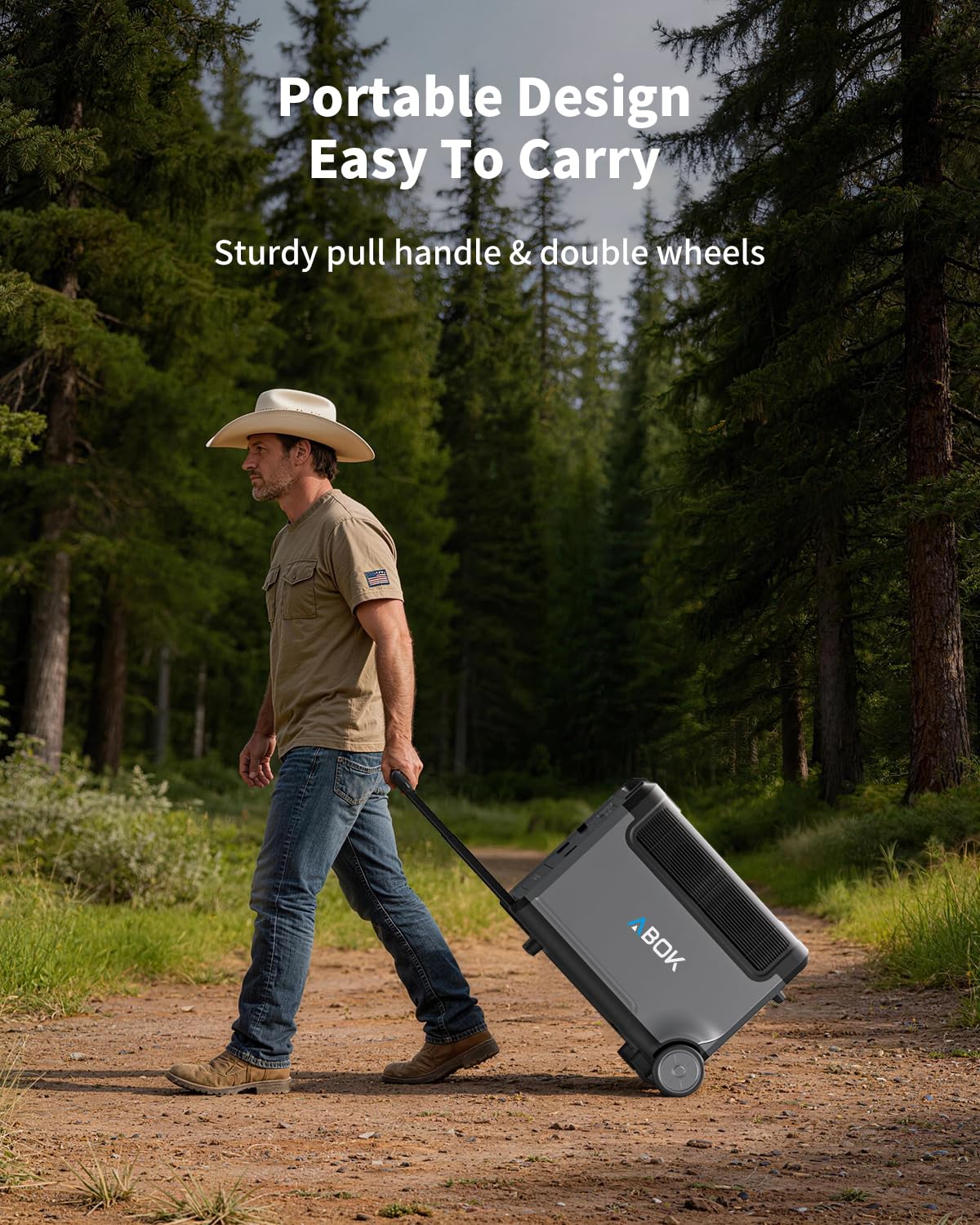 ABOK Ark3600 Portable Power Station with 200W Soalr Panel, 3840Wh LiFePO4 Battery, Expandable to 11520Wh, 3H Fast Charge, 15 Outlets, UPS 10ms, 3600W Solar Generator for Home Backup, Camping, RV