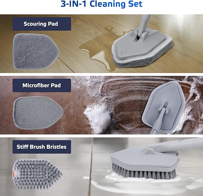 DSV Standard Tile Tub Scrubber Brush Shower Scrubber