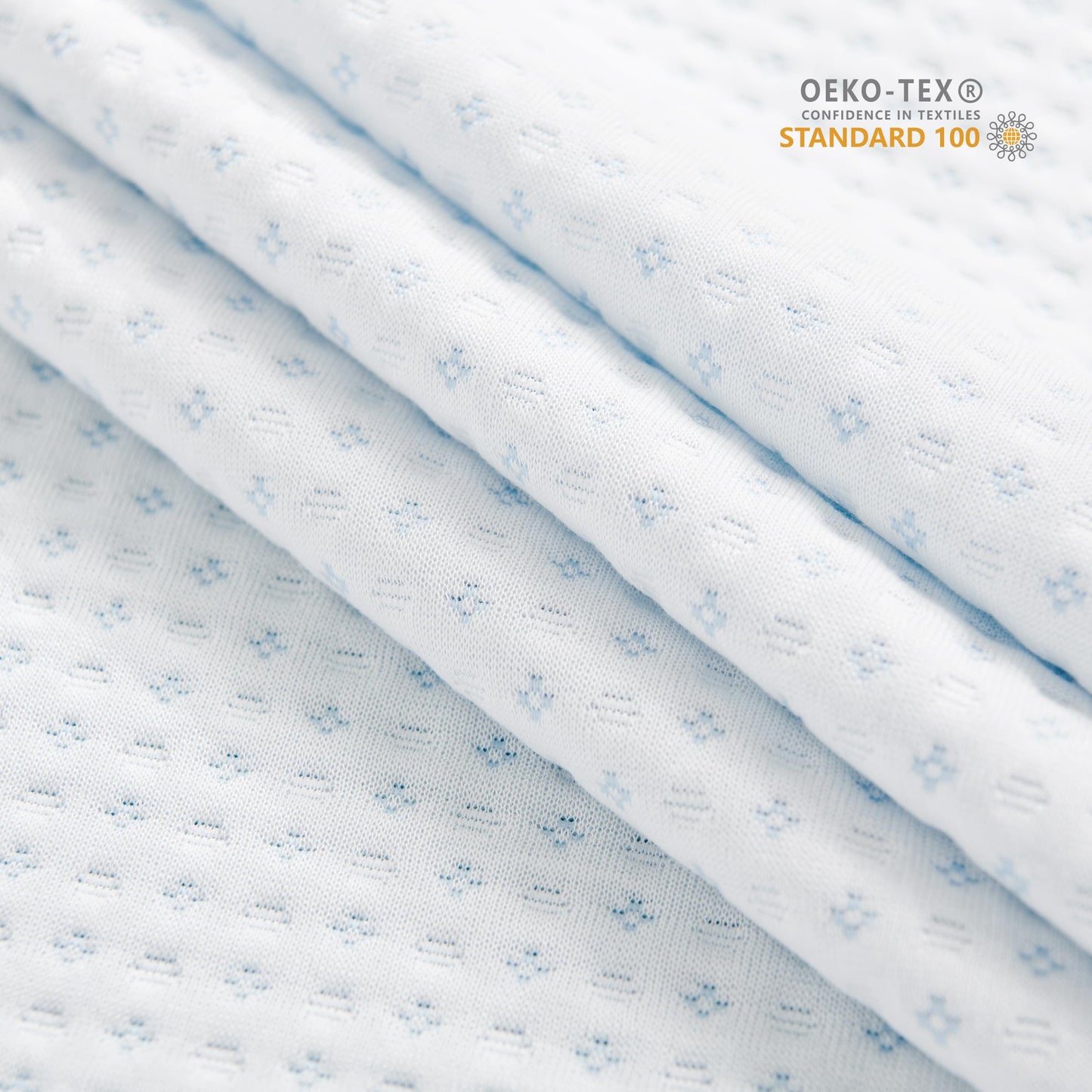 Subrtex Mattress Topper Cover (Only Cover) Mattress Protector Bedding Rayon Made from Bamboo Removable Mattress Encasement Mattress Cover with Zipper (4 Inch, White, Queen)