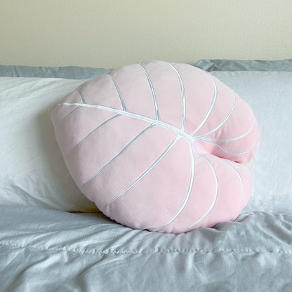 Green Philosophy Co. Monstera Leaf Pillow - Mossy Earth - Large Soft Plant-Shaped Plush Cushion for Couch, Bed, or Reading Nook - Cute & Unique Nature-Inspired Decor Super Soft & Cuddly Throw Pillow