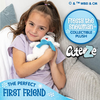 KIDS PREFERRED Frosty The Snowman Cuteeze Stuffed Animal Plush Toy for Baby and Toddler Boys and Girls - 8.5 Inches