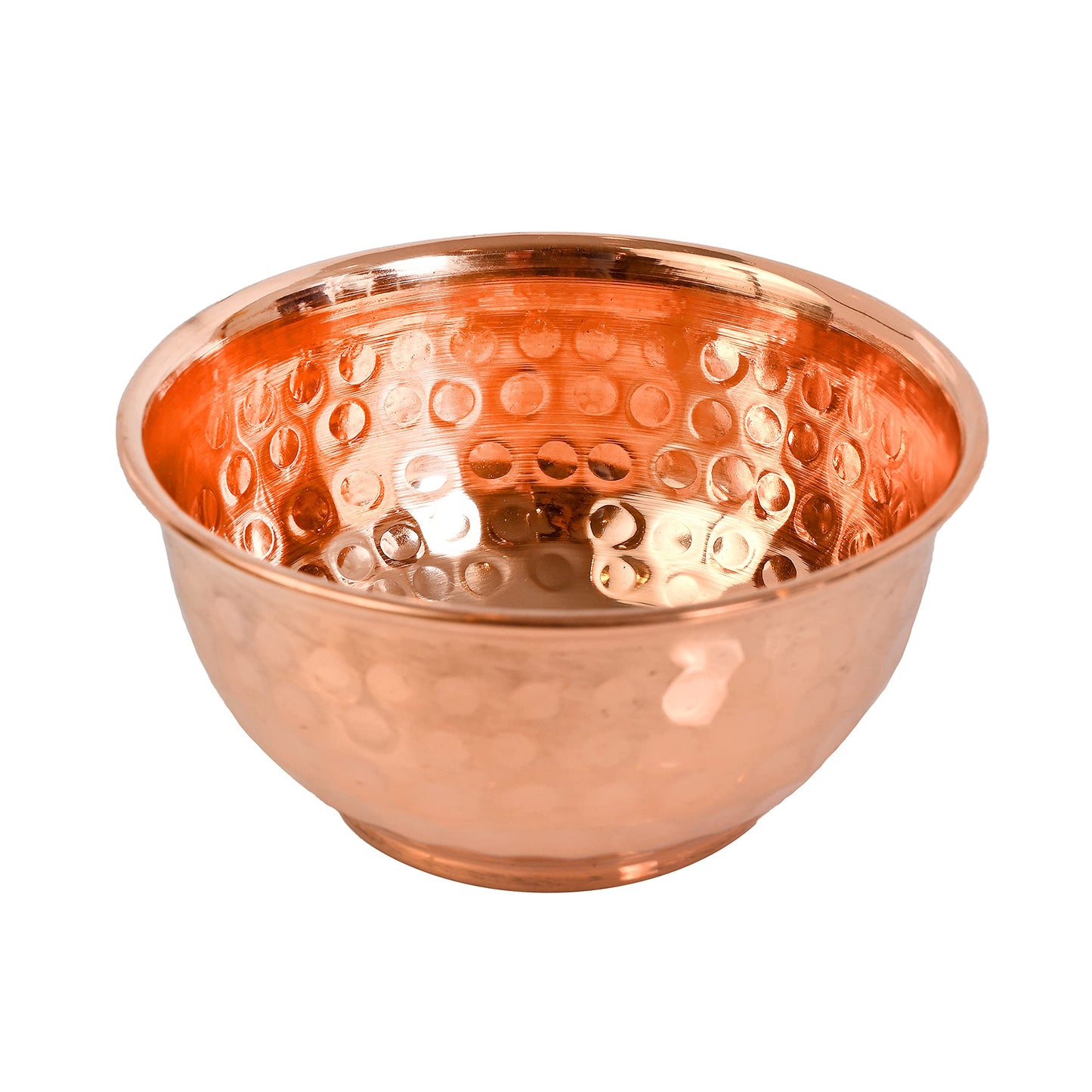 Incense Garden Plain Hammered Copper Offering Bowl for Altar Use, Rituals, Incense, Smudging, and Decoration 3 Inches
