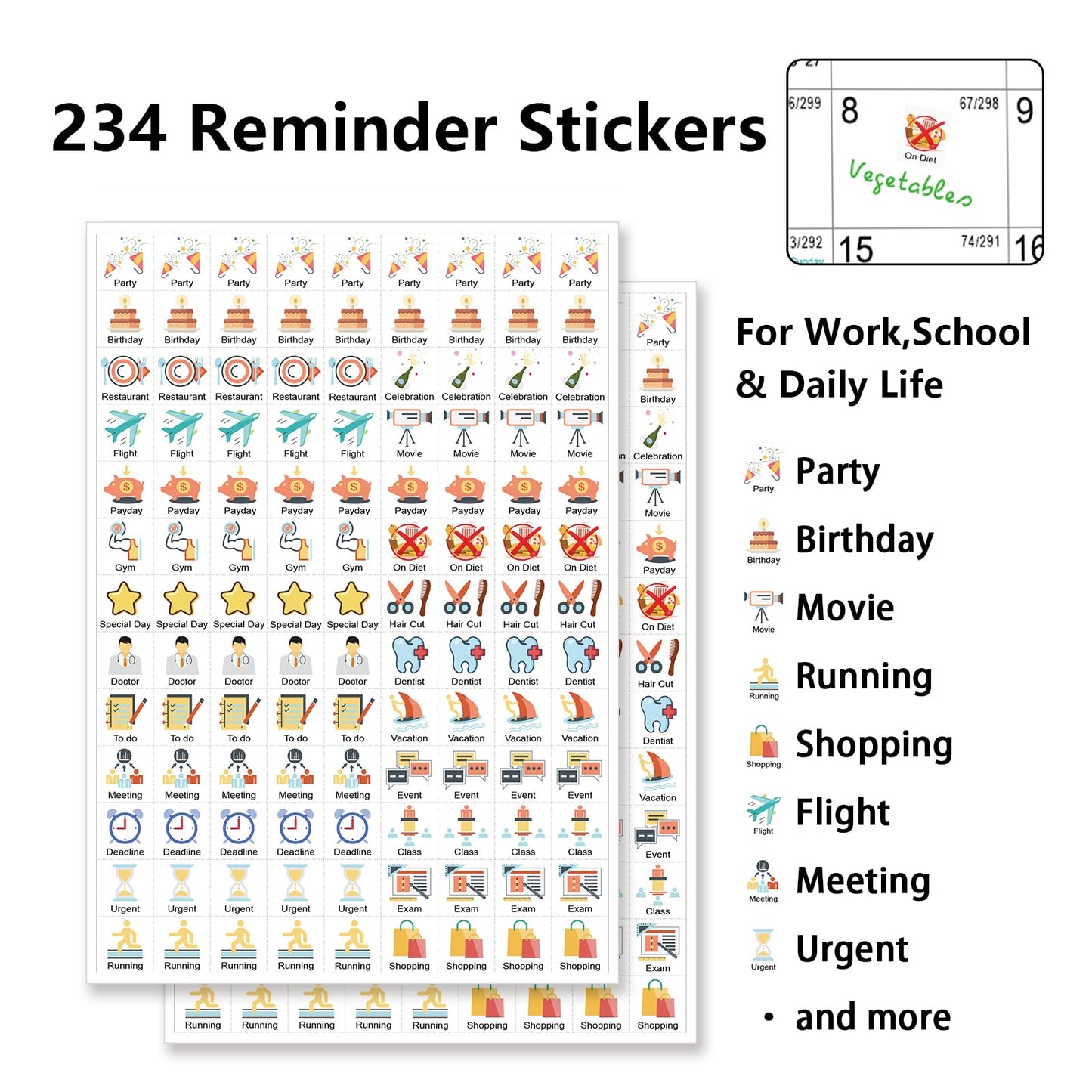 MOKANI Desk Calendar 2025-2026, Large Monthly Wall Calendar from Jul.2025 to Dec.2026 with Plastic Cover: 17"x12", 18 Months Academic Year Desk Pad with Planner Stickers