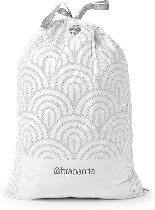 Brabantia PerfectFit Trash Bags Thick Plastic Trash Can Liners