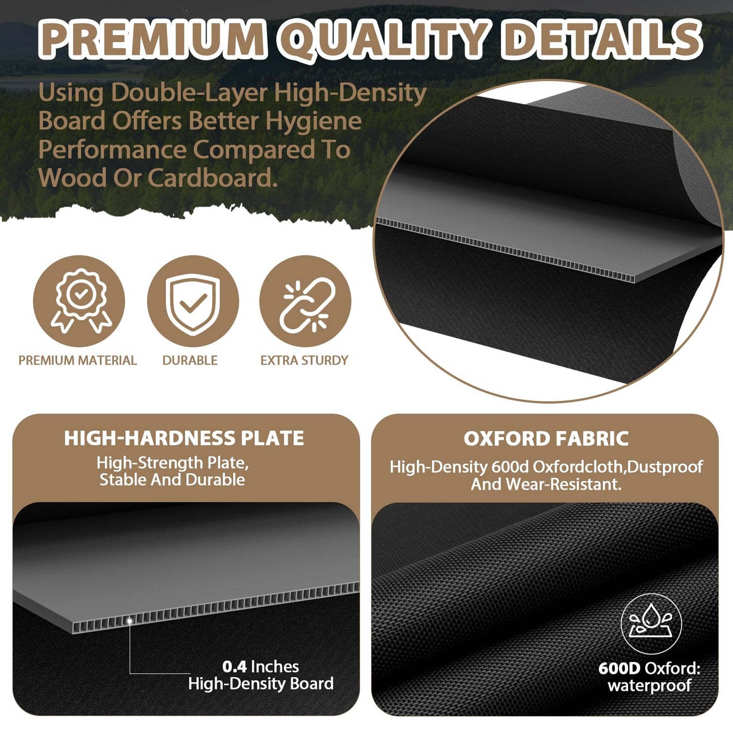 Xenohuaxis Heavy Duty Bunkie Board King Size 76"x80",10MM Bed Support Board, Anti-Sag Mattress Support for Slatted Bed Frame, Bunk Bed & Platform Bed