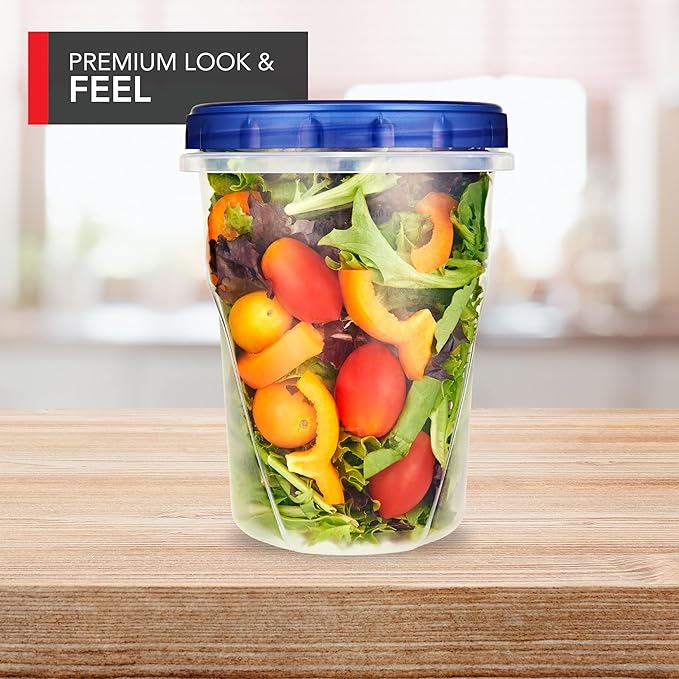 Stock Your Home 32oz Plastic Containers