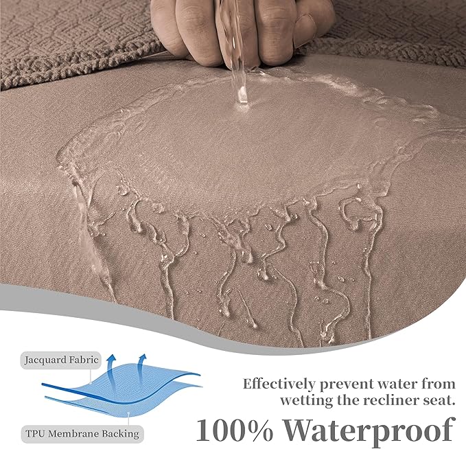100% Waterproof Sectional Recliner Couch Covers